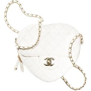 Chanel White Cross body bag.